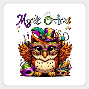 Mardi Owlras Sticker